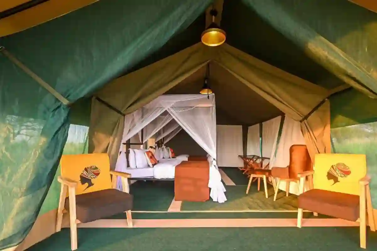 Seasonal Mobile Camp in Ndutu Migration Area
